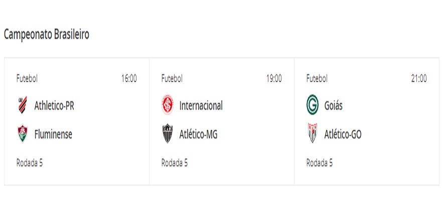 jogos sabado
